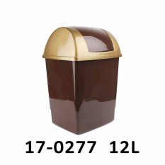 Odpadkový koš KLIP 12 L s otočným víkem - béžový