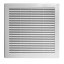Vetracia mriežka 300x300 mm so sieťkou proti hmyzu - biela