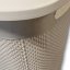 Kôš na bielizeň s vekom DAMLA 65 L - biela - 450 х 360 х V 540 mm