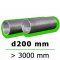 Flexibilní hliníkové potrubí FLEXTUBE d200 délka 3000 mm