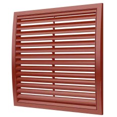 Venkovní větrací mřížka ASA 350x350 mm - cihlová