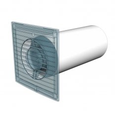 Kulaté ventilační potrubí d100 mm délka 500 mm