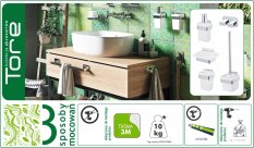 TORE – Vešiak na uterák oválny – chrom – BISK 07827