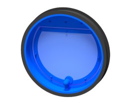 Parotesná spätná klapka d160 mm s magnetom