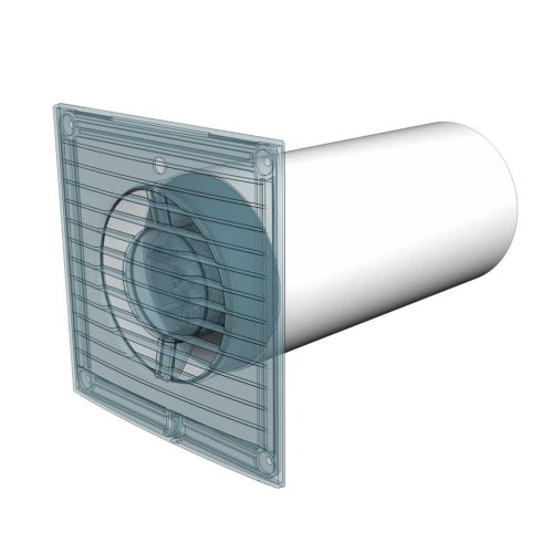 Okrúhle ventilačné potrubie d125 mm dĺžka 500 mm